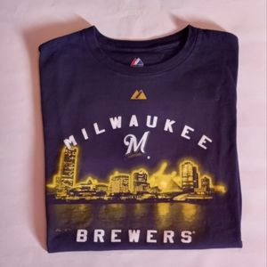 Majestic MLB Authentic Milwaukee Brewers Tee